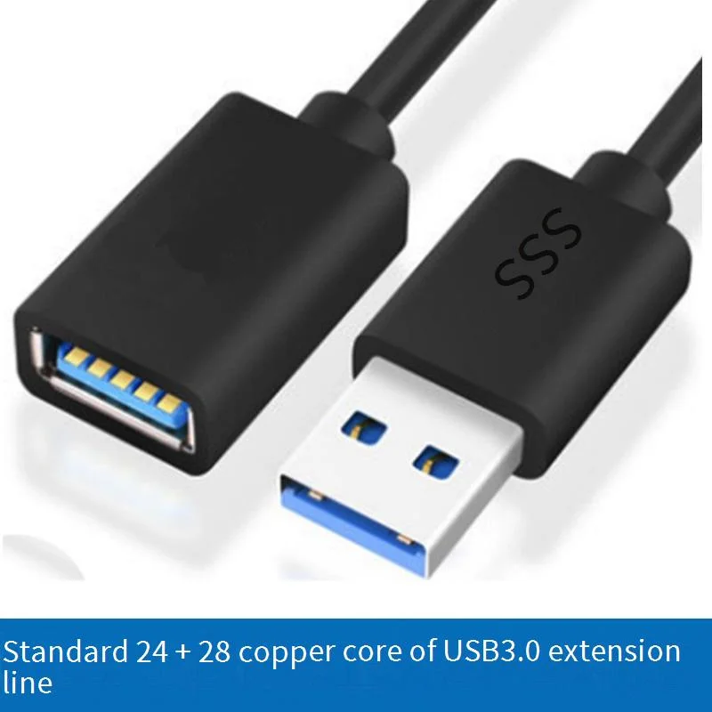 90 Degree USB 3.0/2.0 Male to Female Adapter Cable Angle Extension Extender 5Gbps Fast Transmission Left/Right/Up/Down