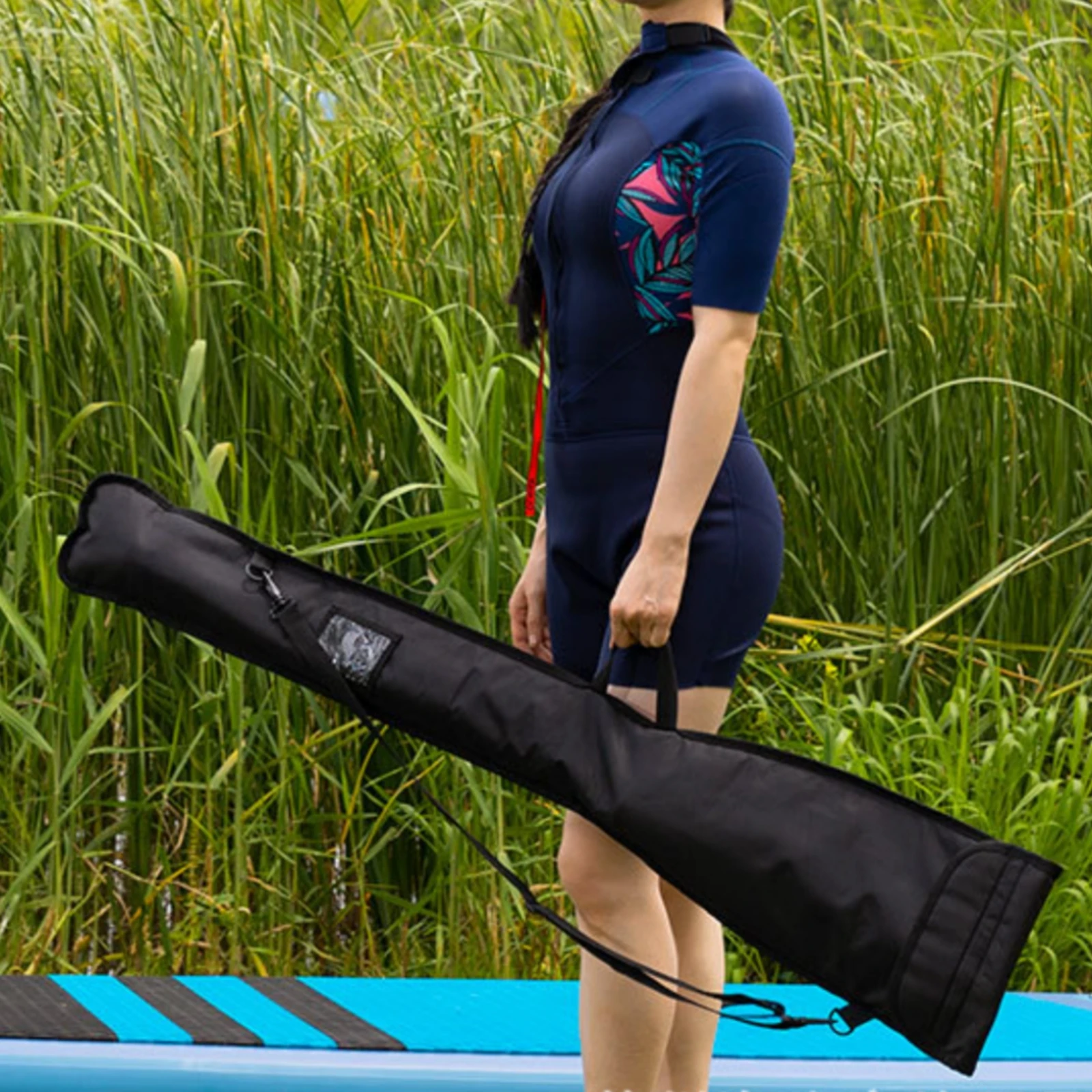 Dragon Boat Paddle Bag Zip Closure Kayak Paddle Bag Shoulder Strap Large Capacity