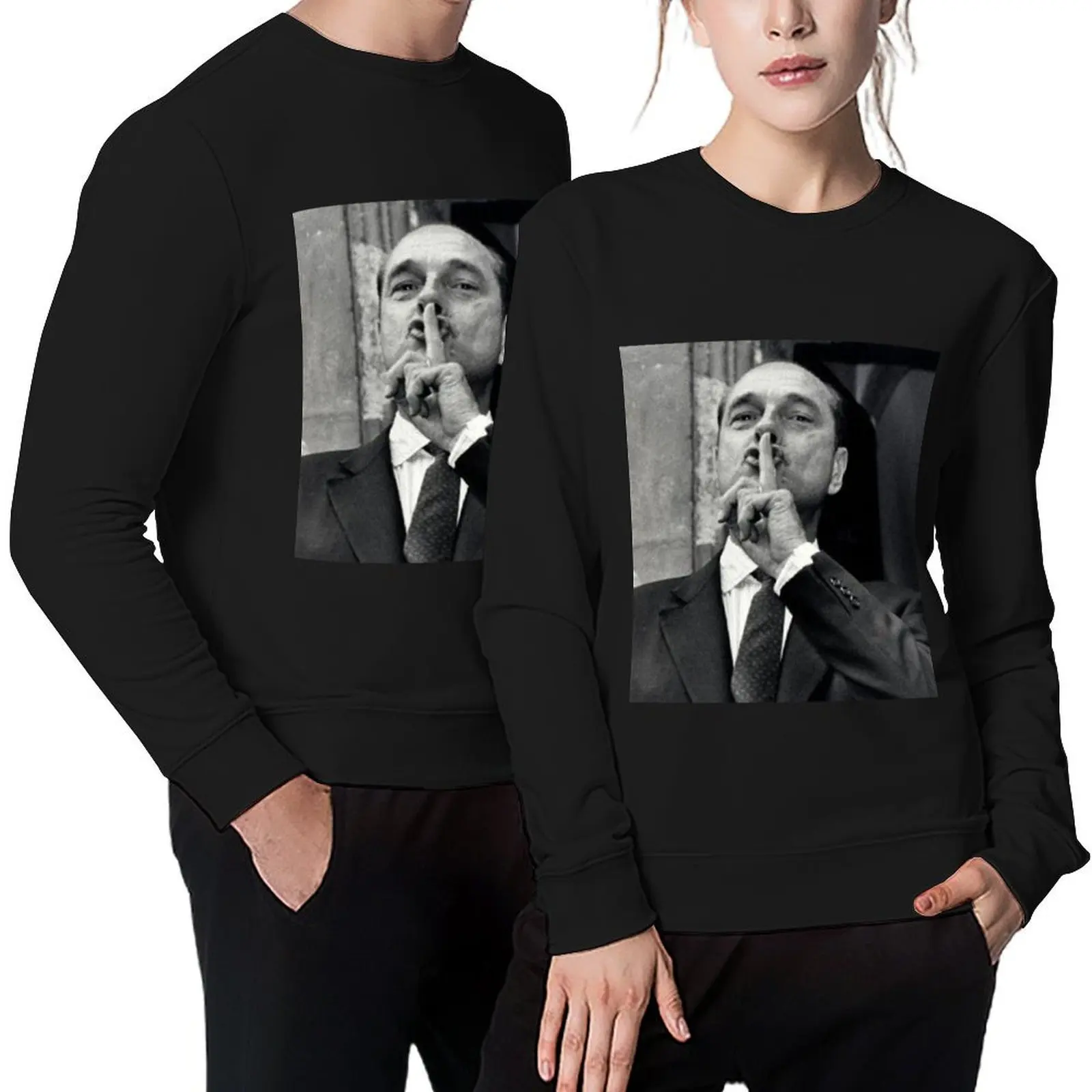 

Jacques Chirac french swag Pullover anime clothing men wear aesthetic clothing men's winter sweater new sweatshirts