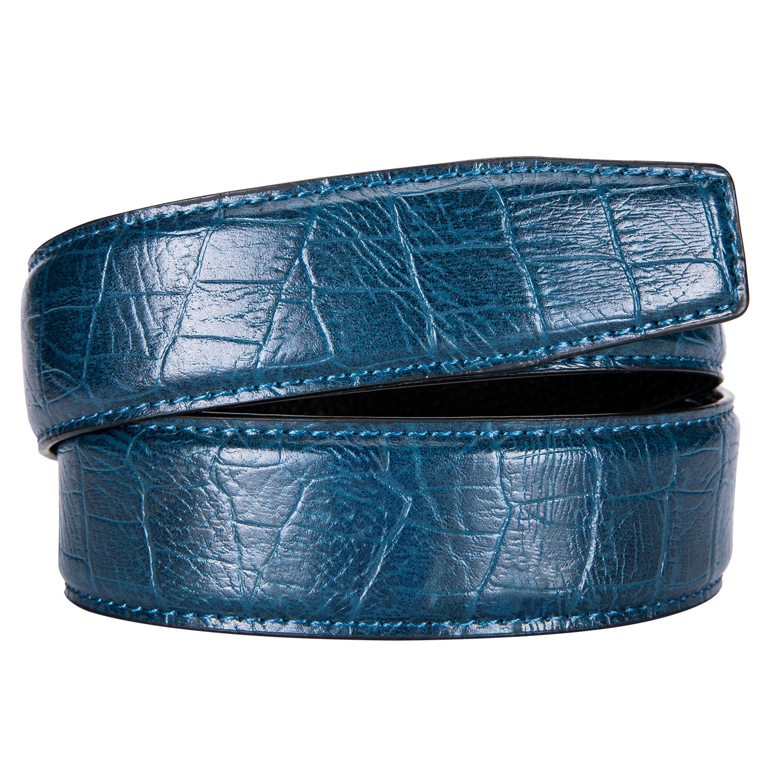 3.5cm width Cowhide Belt Strap Leather Belt Straps No Buckle Genuine Leather Belts Automatic Buckle Belt For Men Wholesale Hot