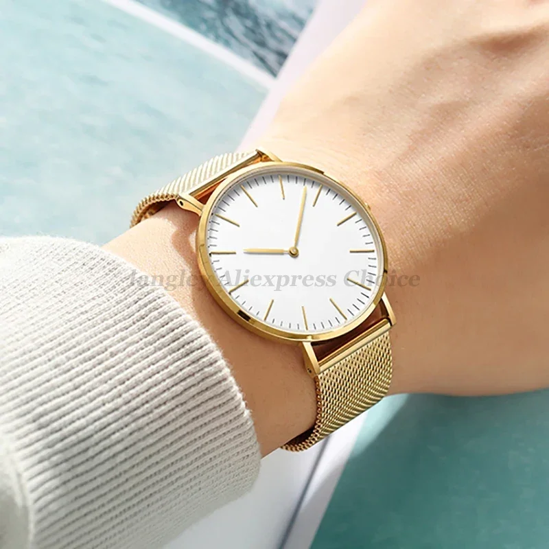 العالمي Milanese حزام (استيك) ساعة ل DW 12 مللي متر 14 مللي متر 16 مللي متر 17 مللي متر 18 مللي متر 20 مللي متر 21 مللي متر 22 مللي متر 24 مللي متر الفولاذ المقاوم للصدأ حزام الفرقة 0.6 شبكة أساور