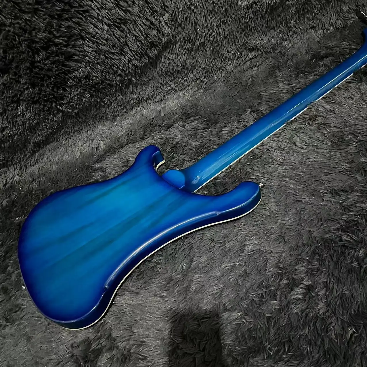 Rickenbacker 4003 Electric Guitar, Bass Guitar, Transparent Blue Color, Basswood Body, Rosewood Fretboard, Free Ship, Gleeson
