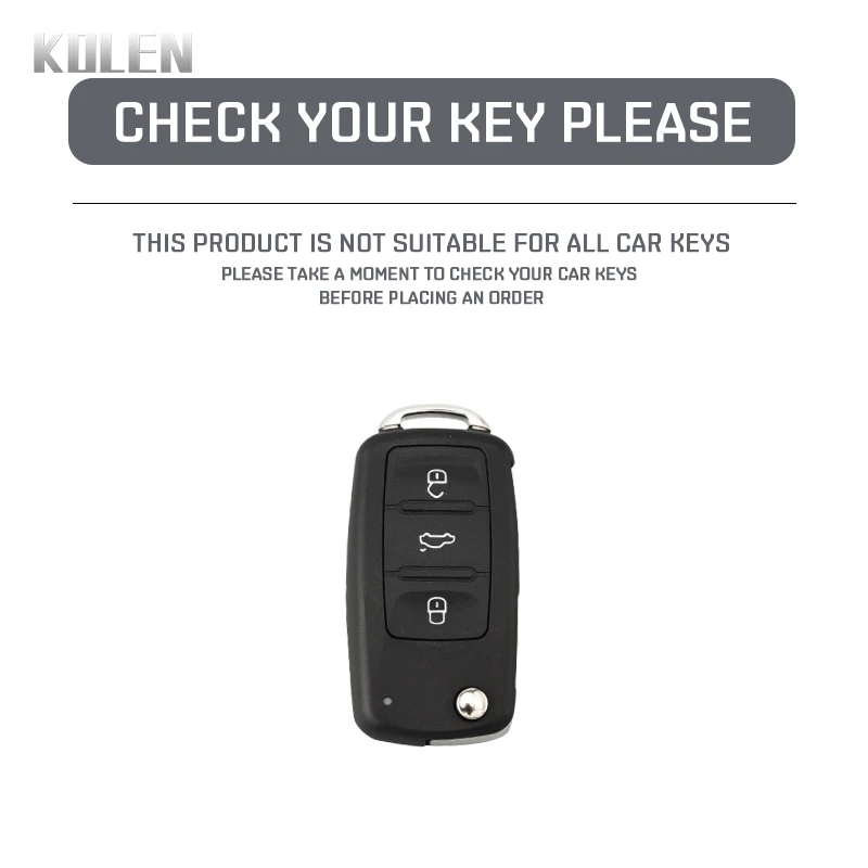 Fashion TPU Car Fold Key Case Cover For VW Volkswagen Polo Golf Passat Beetle Caddy Tiguan Skoda Octavia Kodiaq Seat Leon Altea
