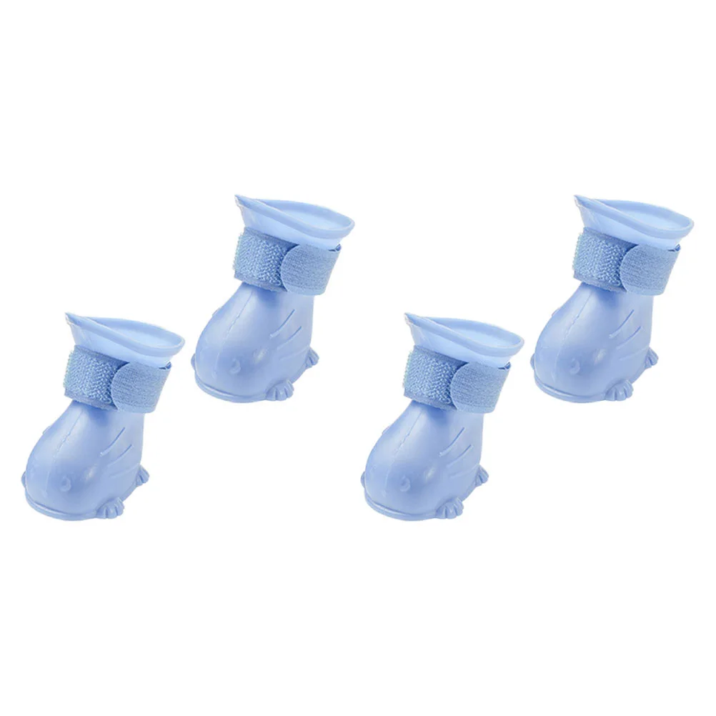 

4Pcs Dog Waterproof Rain Boots Lightweight Portable for Puppies Outdoor Activities Dog Rain Boot Pet Supplies Pet Shoes