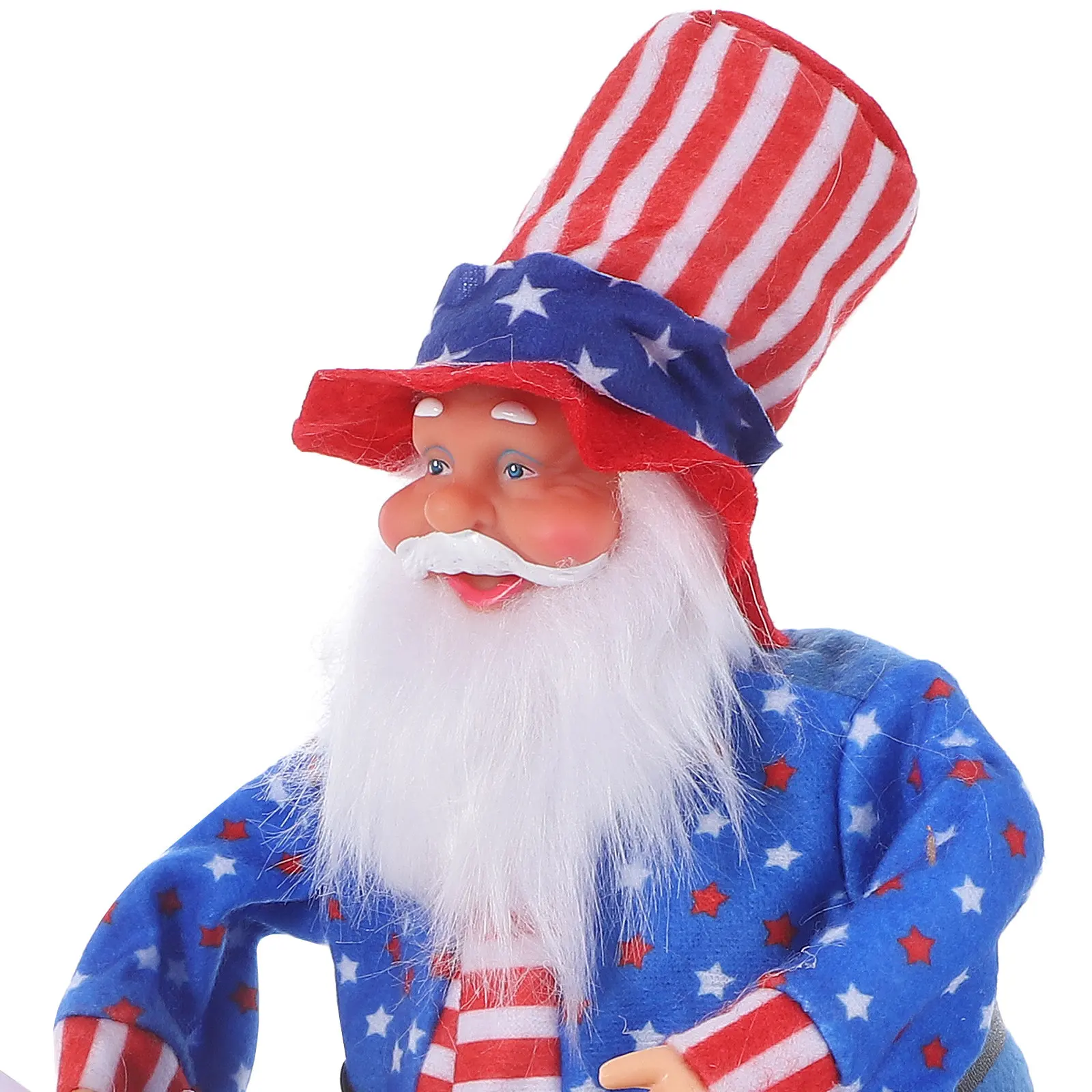 

Independence Day Uncle Ornament Patriotic Old Man Creative Design for Home Party Decoration 4Th of July Gift Man Ornament