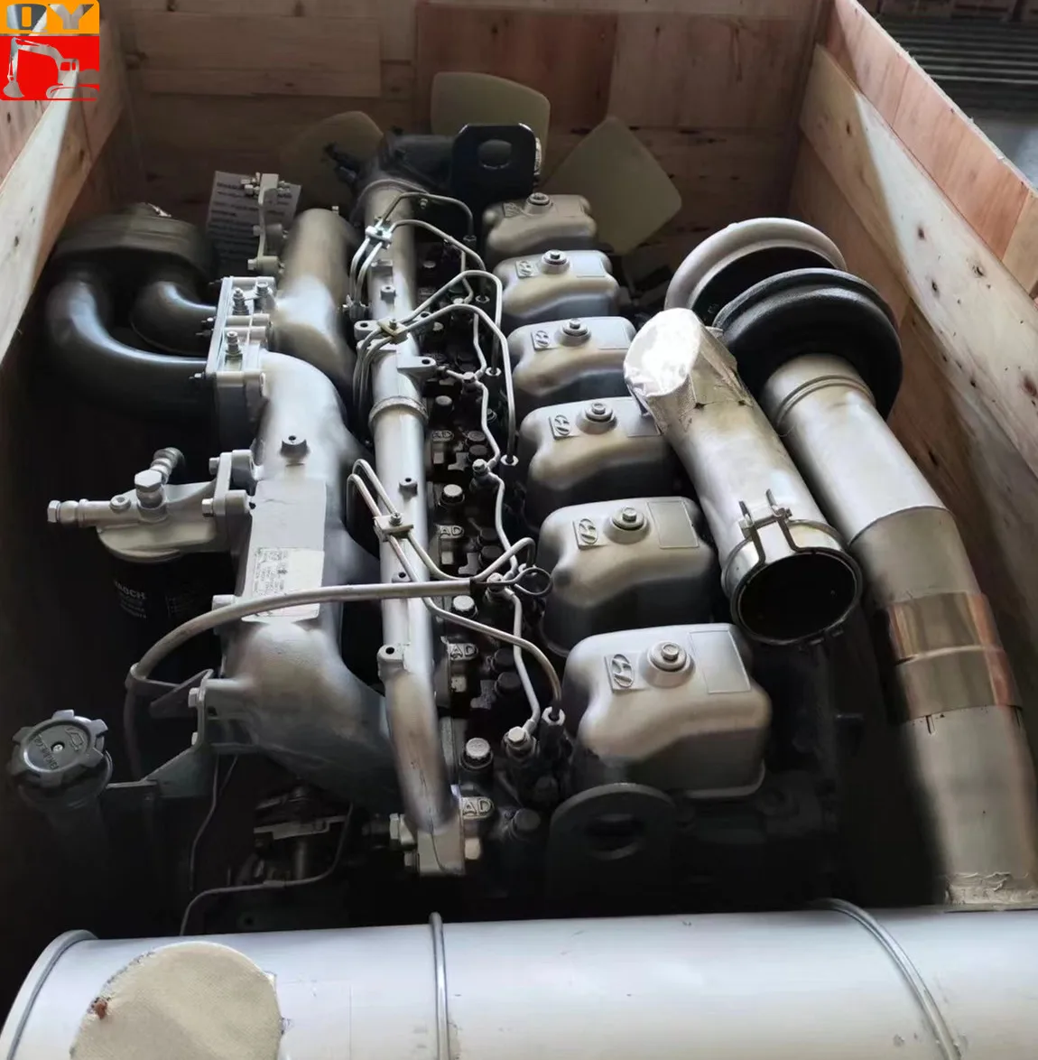 R350LC-9 crawler excavator HD270 engine assy D6AC D6CA engine for sale