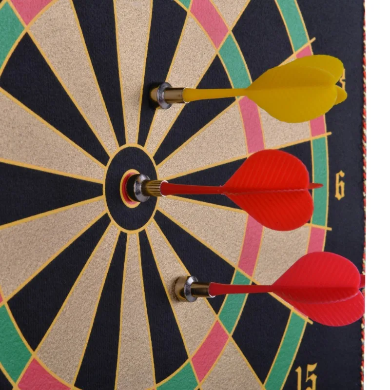 مجموعة أهداف رمي السهام المغناطيسية الآمنة على الوجهين، لعبة رمي السهام المغناطيسية، لوحة رمي السهام على الوجهين، مستلزمات ألعاب السهام الخارجية