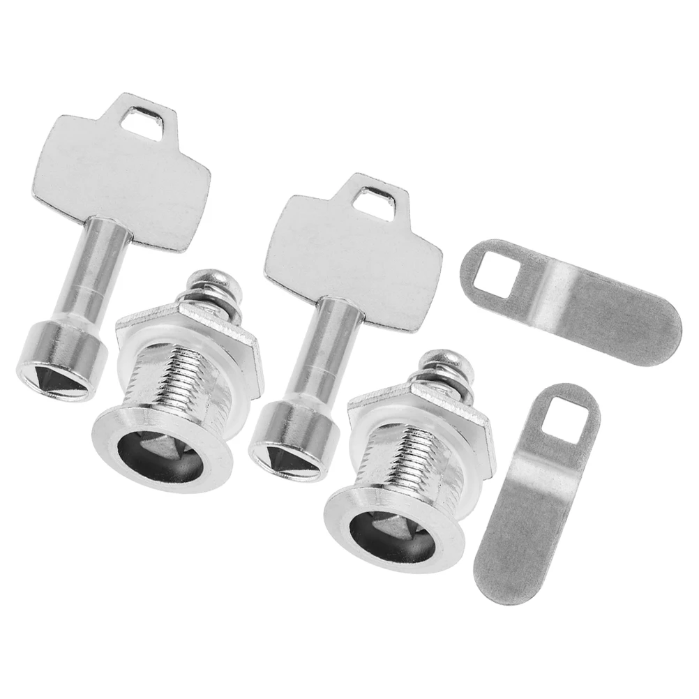 

Trash Can Lock Key Iron Triangular Easy Operation Application Secure Garbage Bins Enhanced Security Long Lasting