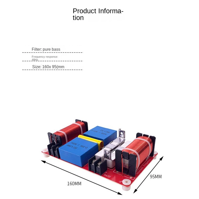 400W Bas Audio Crossover Subwoofer Crossover Bass Crossover Hifi High Fidelity Crossover Filter