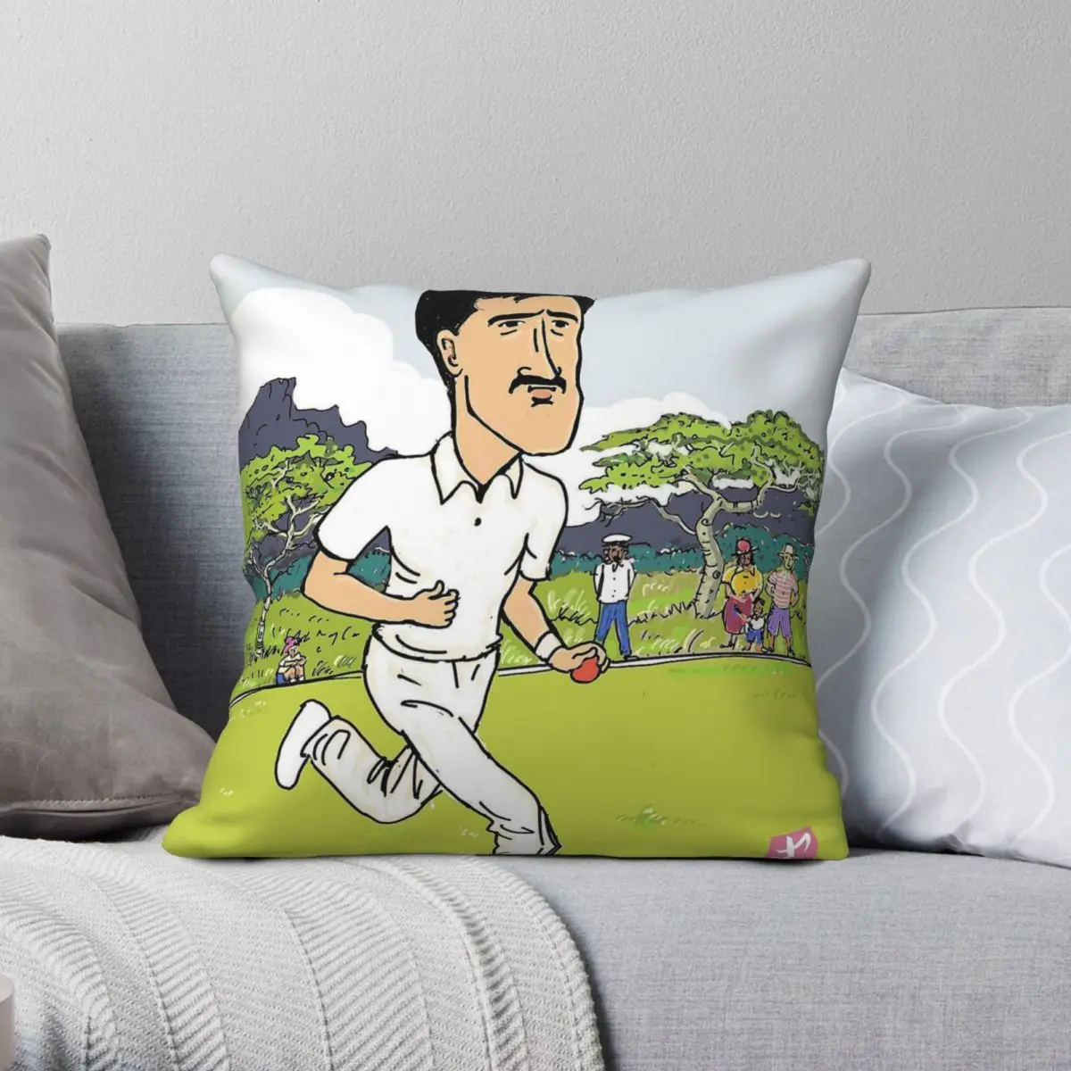 

Mitchell Starc Cricket Player квадратная наволочка из полиэстера, льна, бархата, креативный декор на молнии, наволочка, чехол для автомобильной подушки