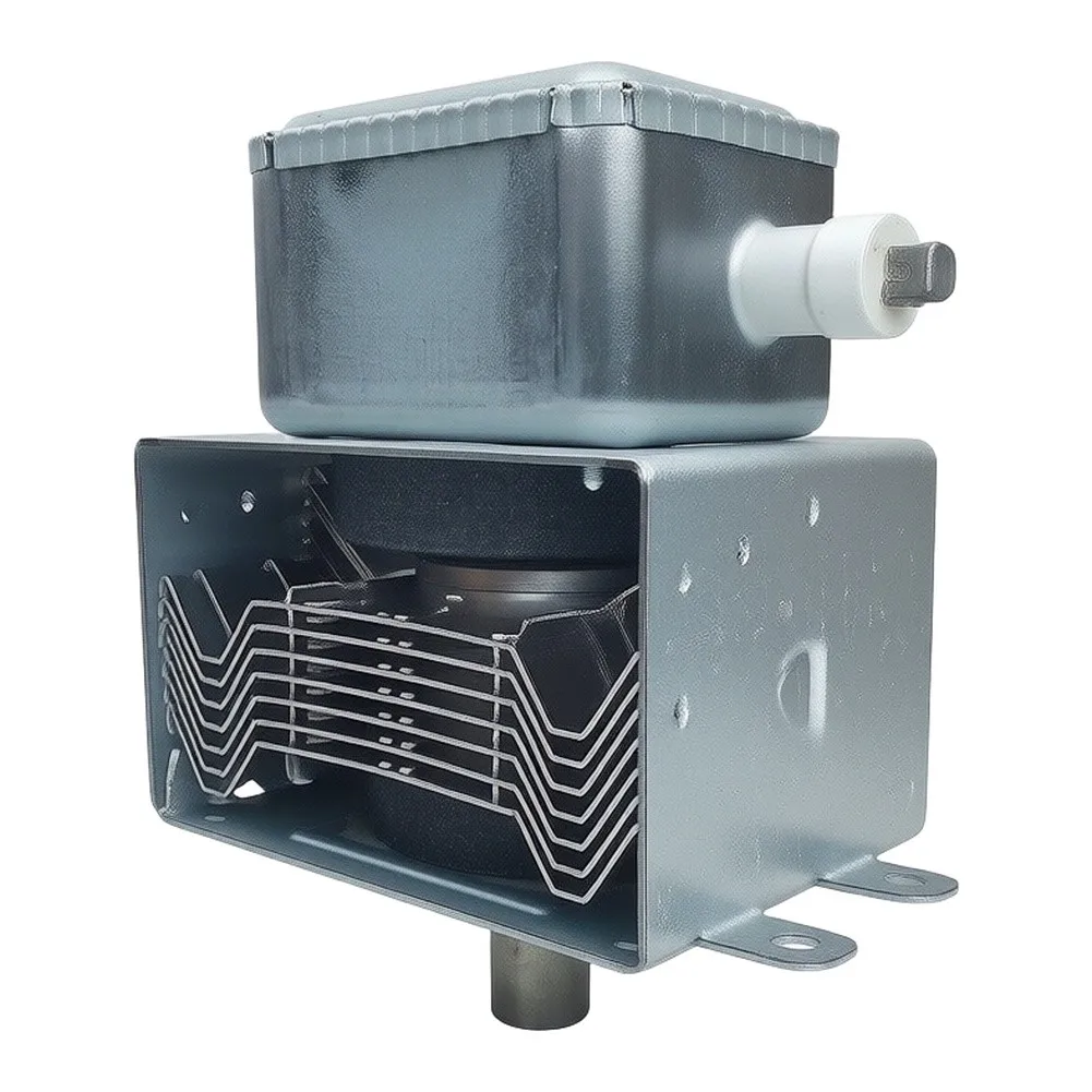 1.3KW Air-Cooled Magnetron E5513AK for Microwave For Ovens and Industrial Equipment 15x10x10cm Metal Construction