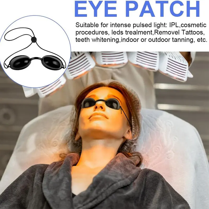Siliconen oogbril voor laser LED schoonheidsapparaat Lichtafscherming Brillen voor gezichtsverzorging Zonnebaden Huidbescherming Accessoires