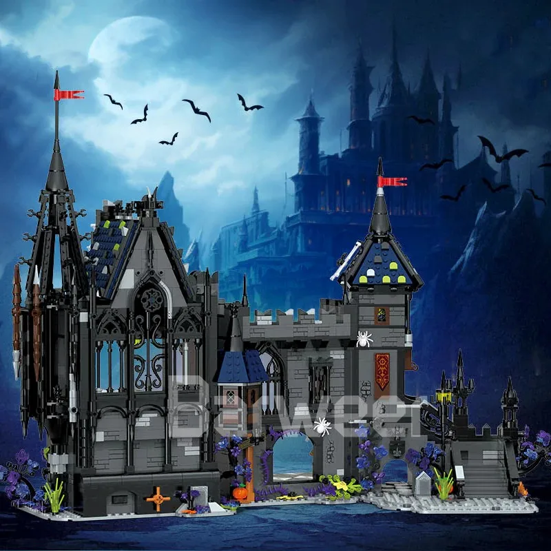 

3007PCS Movie Medieval Vampire Gulad Castle Building Set,City Architecture Modular Building Block Gift for Adults Kids 3007PCS