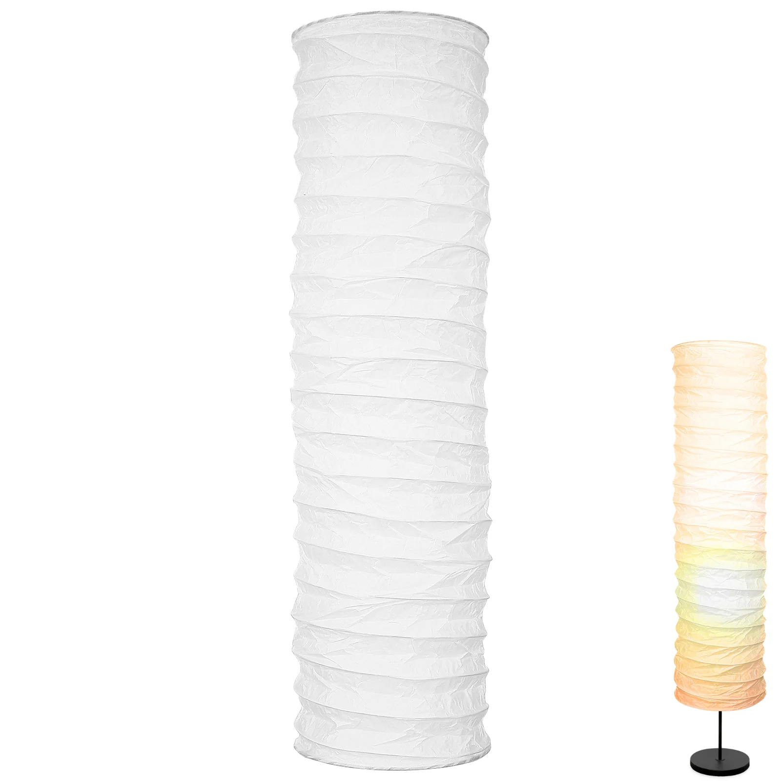 Collapsible Floor Lamp Shade Instant Corner White for Bedside Mother Teapot