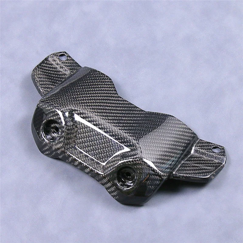 A66P-Motorcycle Front Fuel Tank Cover Carbon Fiber Shell Protective Cover For YAMAHA MT-09 2017-2020