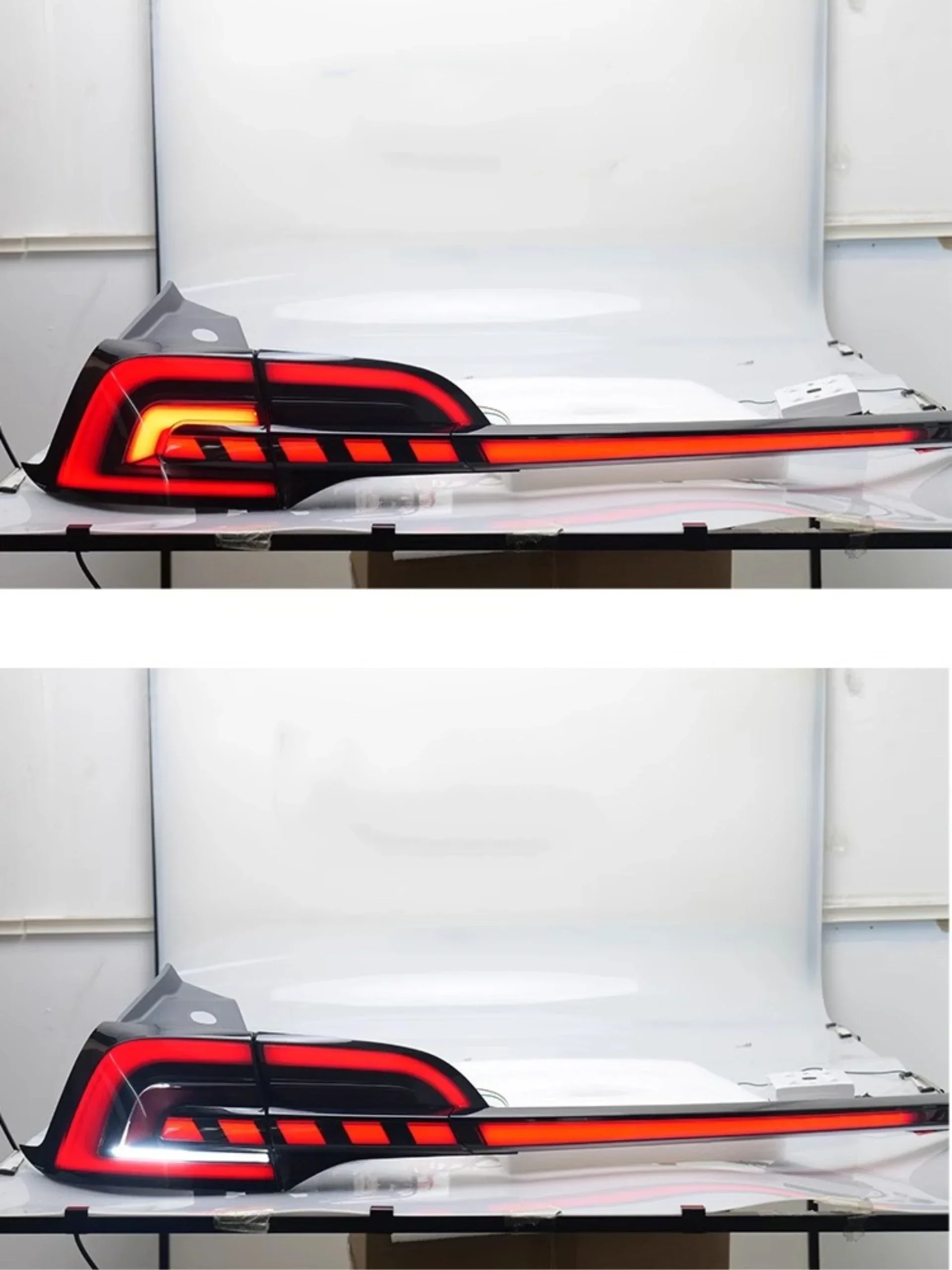 Led Taillight Through Lamp Rear Center Light Assembly for Tesla Model 3 Y 19-23 Modified Turn Signal Brake Light Car Accessories view 4