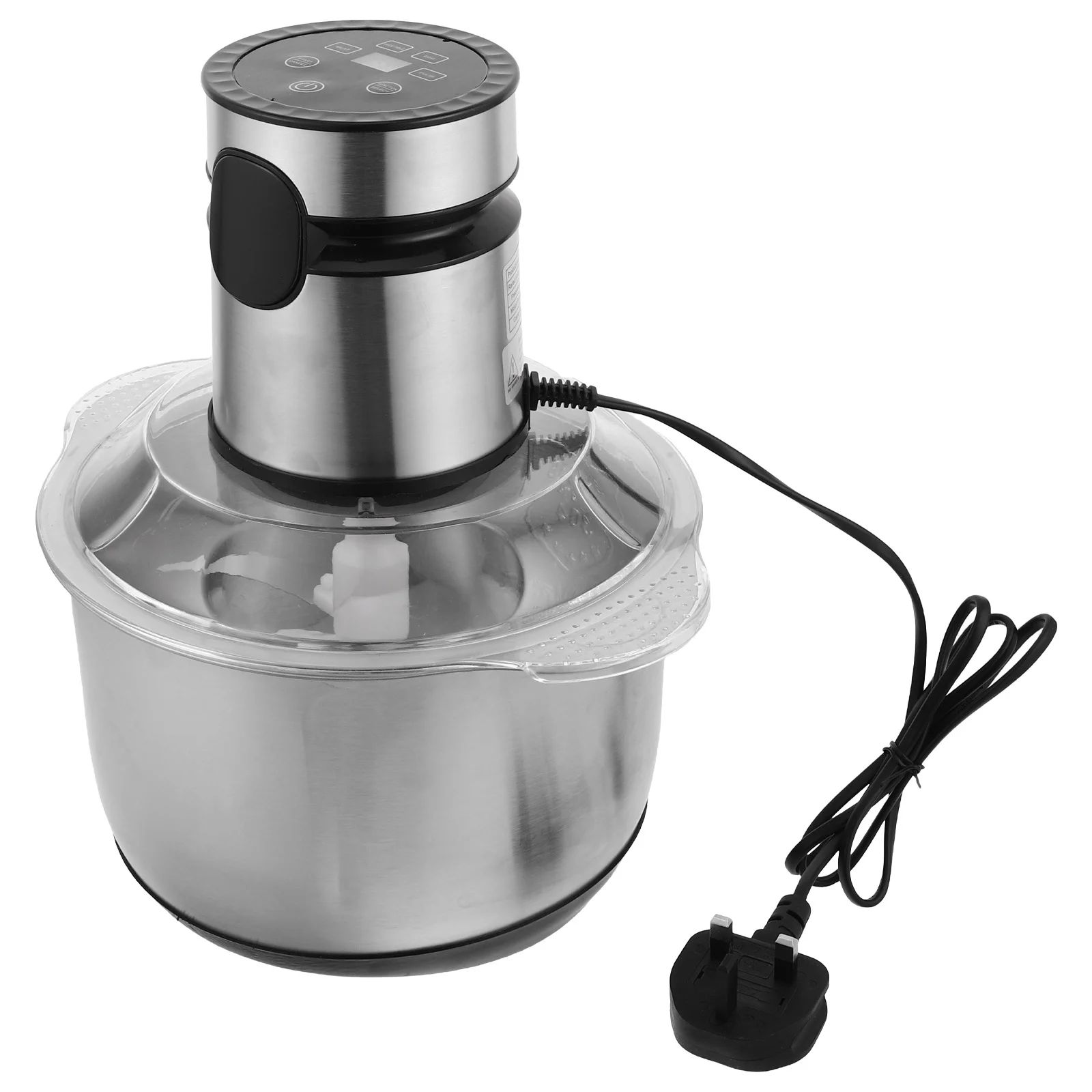 

Электрическая мясорубка из нержавеющей стали, 5 л, многоцелевой кухонный комбайн большой емкости для домашней кухни, гамбургера