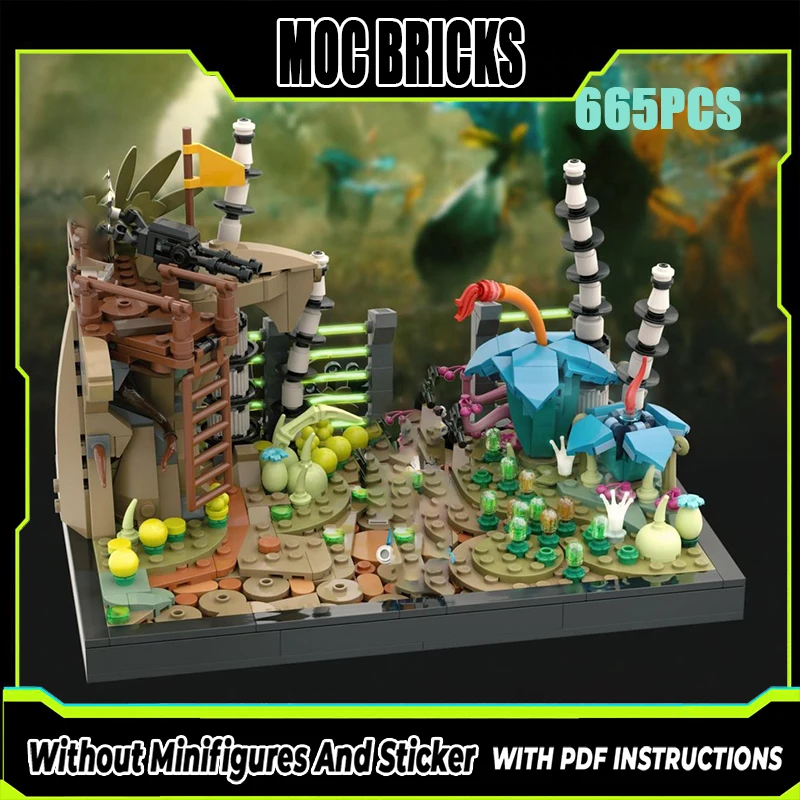 Exquisito nuevo producto, bloque de construcción MOC, escena planetaria, modelo No. 66 tecnología de comando juguete modular para niños conjunto de ensamblaje DIY