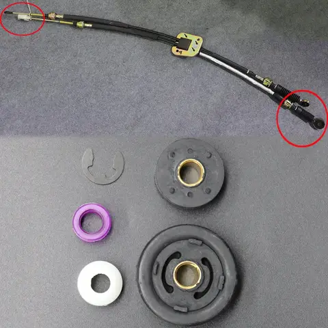 Manuell växelspakskoppling, växelspaksanslutning, bussning, stångbussning för Hyundai Tucson JM 2005 2006 2007 2008 2009 6 best sales Hyundai Tucson 2004 2009 - №6