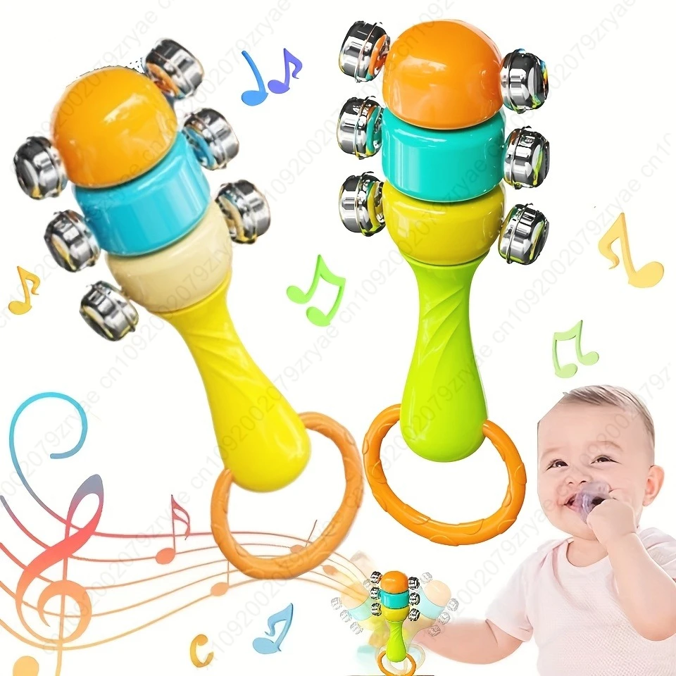 Baby vroege 3-laags rammelaar onderwijs puzzelspeelgoed