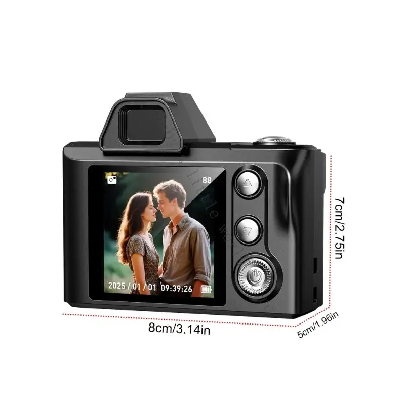 كاميرا للأطفال 64 ميجابكسل 720 بكسل مع حافظة مطاطية للتخزين بسعة 64 جيجابايت وعمر بطارية ممتد اتصال متأصل للأطفال الصغار B2EB #6