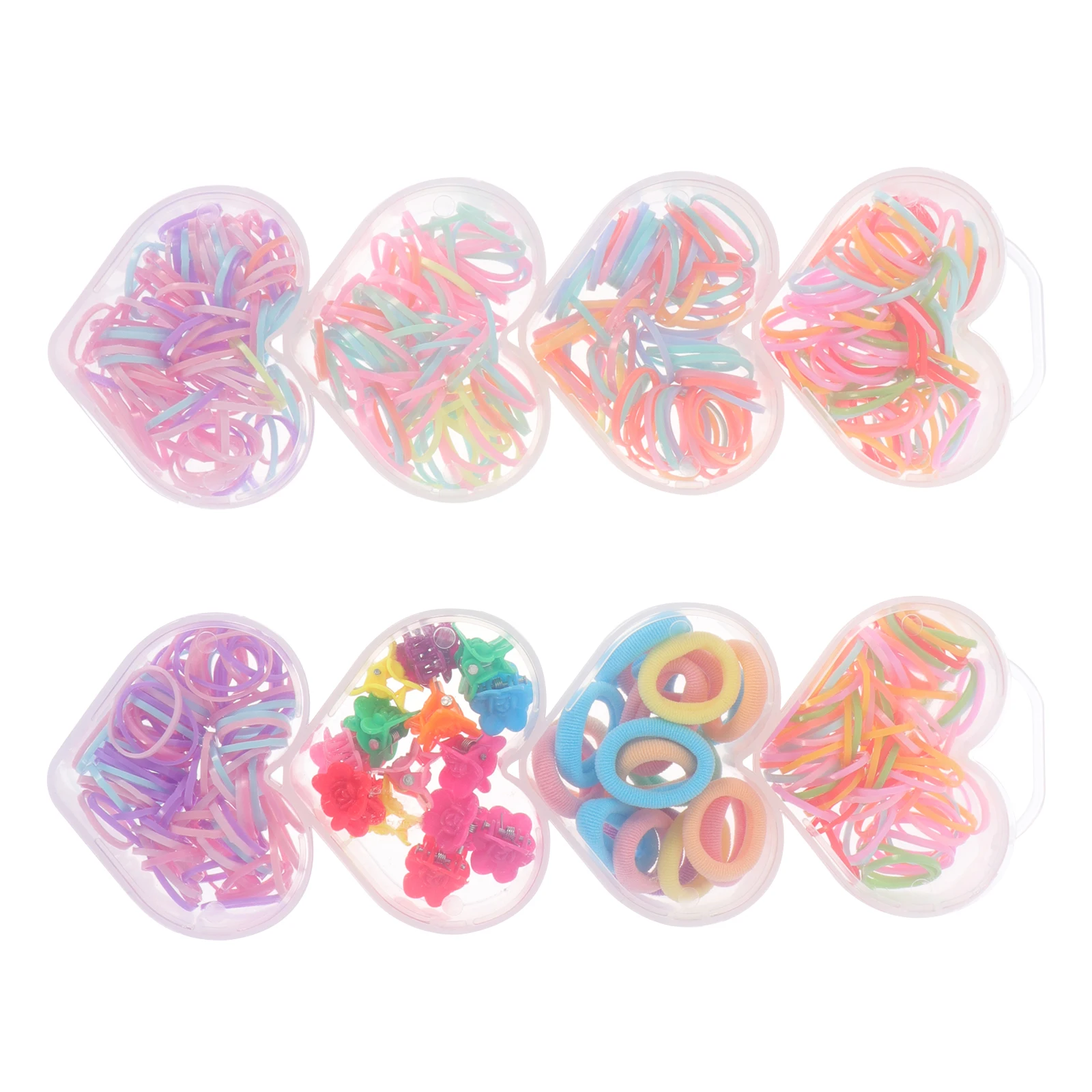 

Cartoon Hair Accessories Elastic Rings Kids Ties Small Clips Girl Headdress Daily Party Bright Colors Sweet Lovely Easy Use