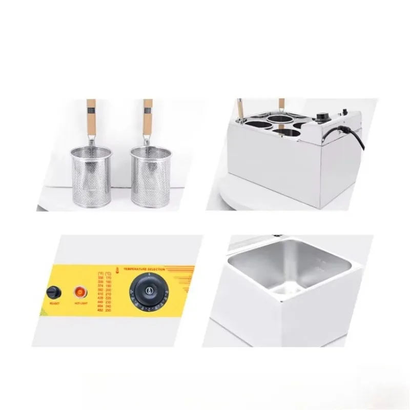 High-efficiency Six-hole Noodle Cooking Stove Commercial Multi-cooking Type Soup Noodle Stove Spicy Hot Pot Steamed