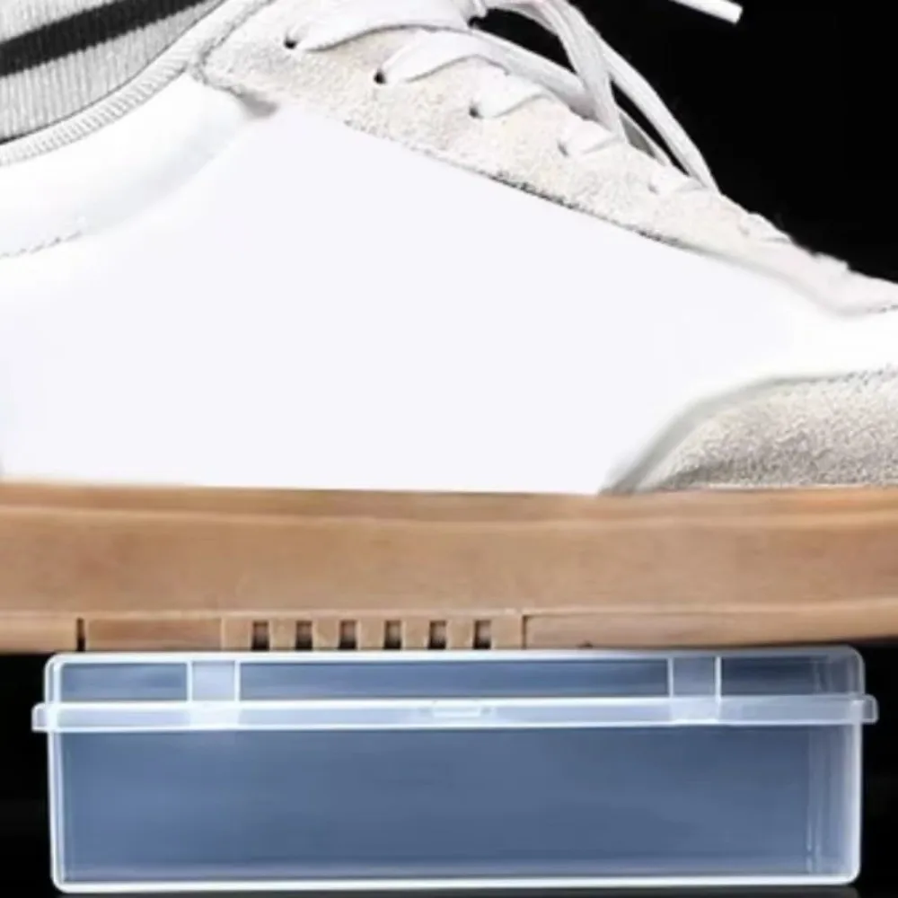 Rectangular Transparent Plastic Box Dustproof Multifunctional Flip Cover Box Plastic with Lid Cards Storage Container