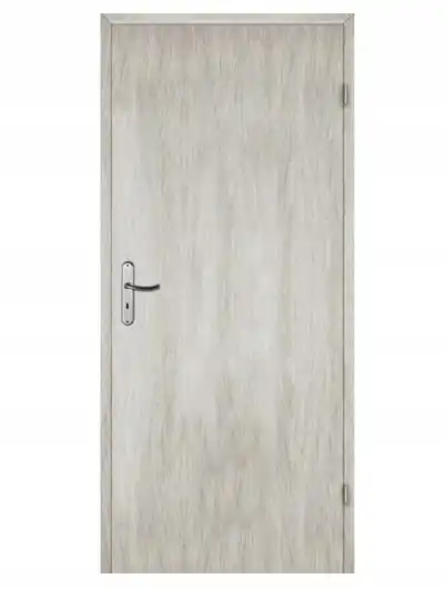 Binnendeur rechts Vol 80cm Zilver Eiken