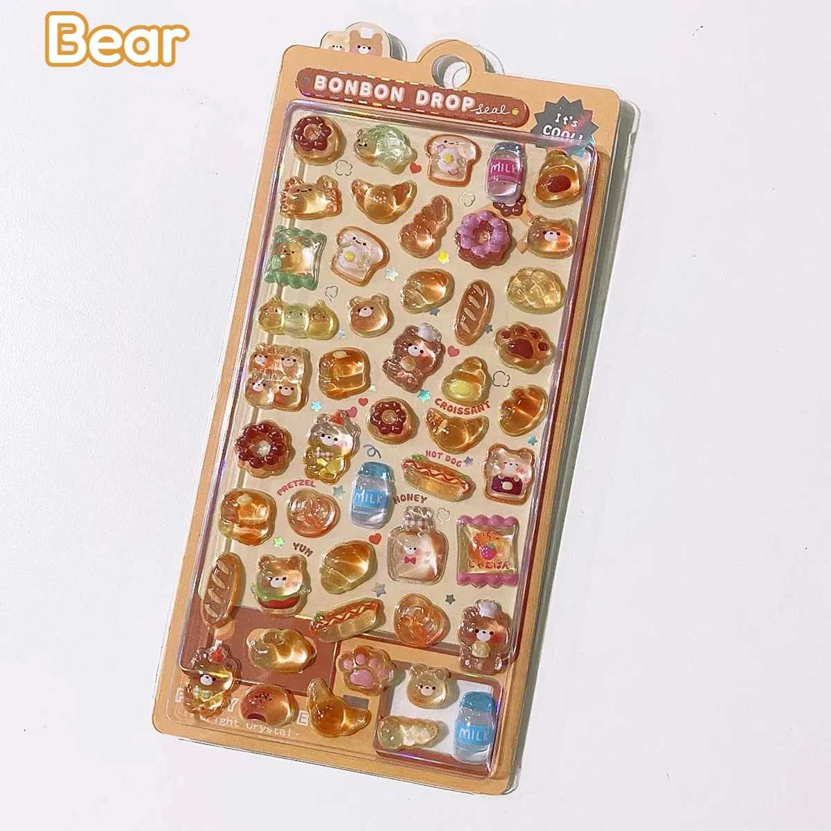 ملصقات مادة كرتونية ثلاثية الأبعاد من سلسلة الحيوانات الصلبة عالية القيمة، ملصقات قرطاسية للأطفال