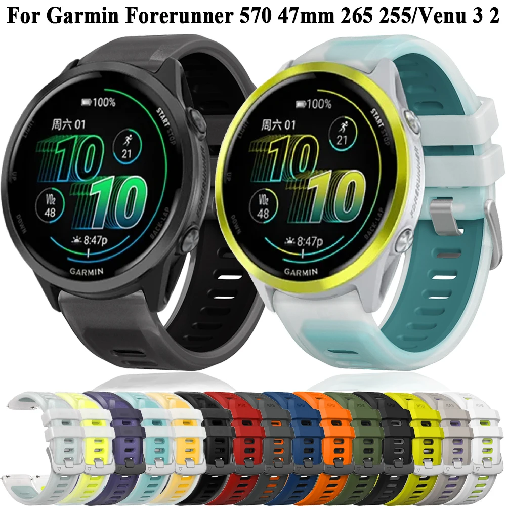 yZ[zGarmin Forerunner 970 vivoactive 4AForerunner 265A255A570Ή \tgEHb`oh NCbN[XXvO 47mm