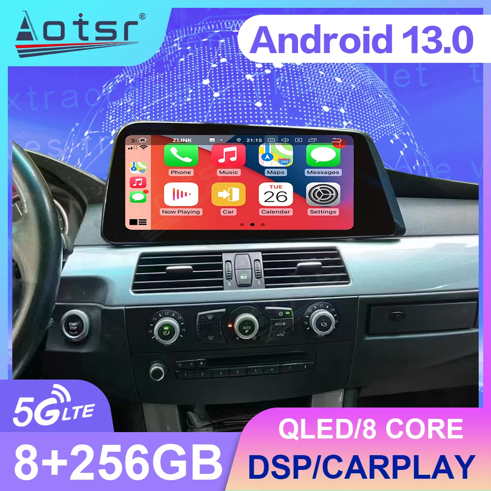 

Wireless Apple CarPlay Android 13.0 Auto Car Multimedia For BMW X1 E84 2011-2017 CCC CIC Radio GPS 4G Car Radio