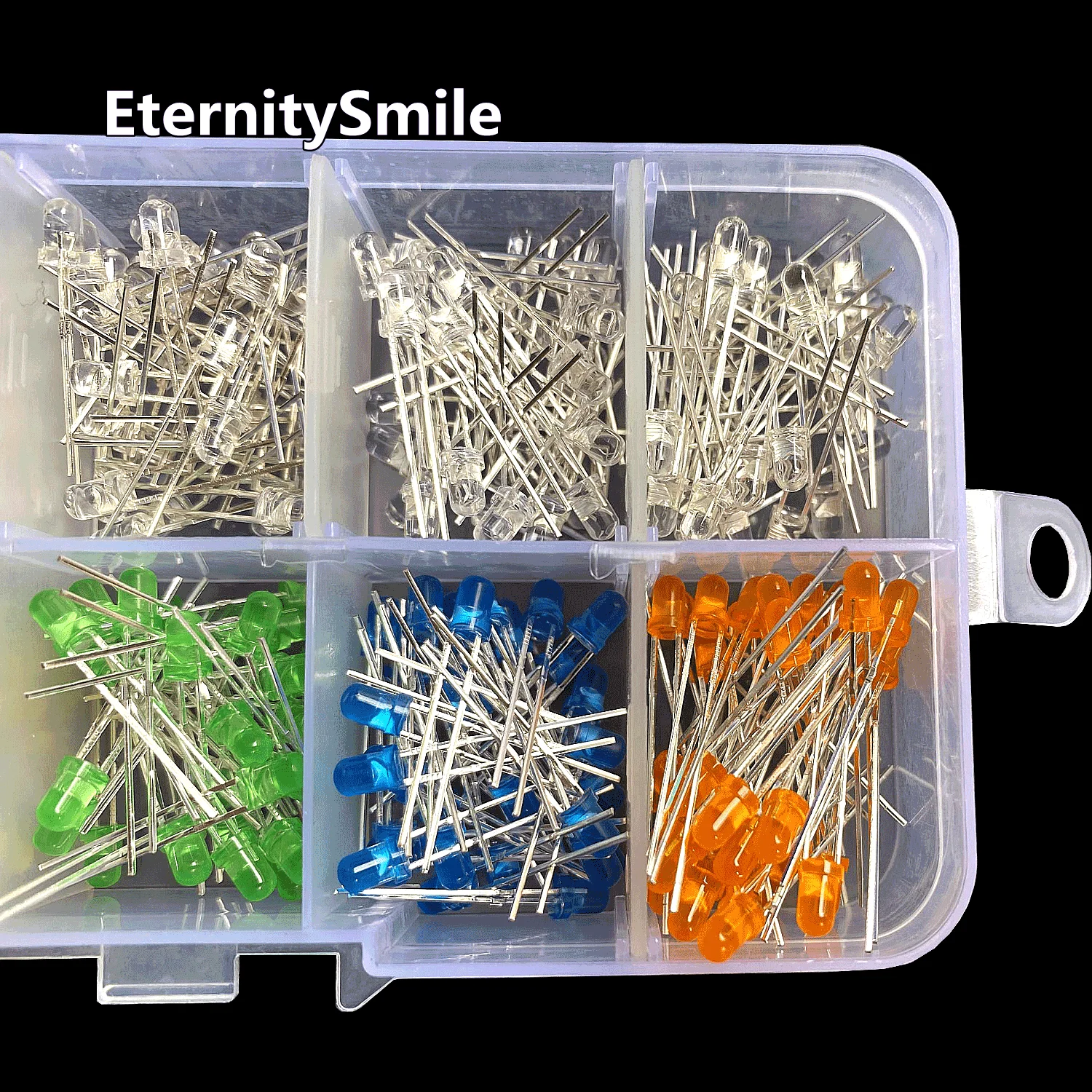 300Pcs/Box 10Values 3mm High Brightness LED Diode Assortment Kit Red Green Yellow Blue Orange