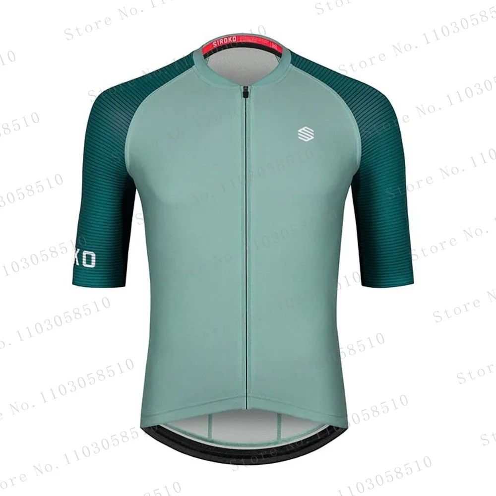 Siroko 2024 Men Summer Short Sleeve Cycling Jersey Bicycle Road MTB bike Shirt Outdoor Sports Ropa ciclismo Clothing Breathable