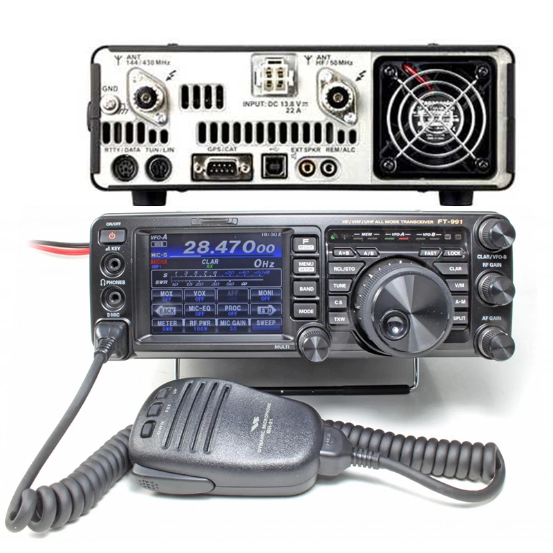 

Yaesu Ft 991A Ft-991 Dual Bander All Mode Tft Touch Screen Hf Vhf Uhf Ham Cb Vehicle Mouted Car Radio Transceiver Walkie Talkie