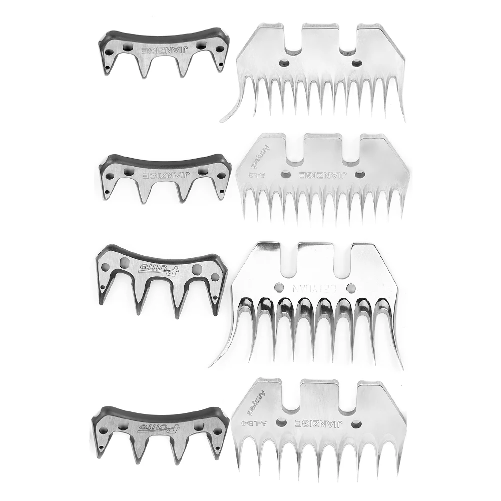 Stainless Steel Sheep Clippers Blade High Hardness Cutting Shearing Cutter Replacement For Sheep Or Other Animal Grooming