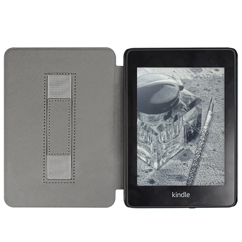 Leather Case for Kindle 11th Generation 2022 6 Inch C2V2L3 + Screen Protector Hand Strap Funda Ebook Auto Wake Sleep Smart Cover