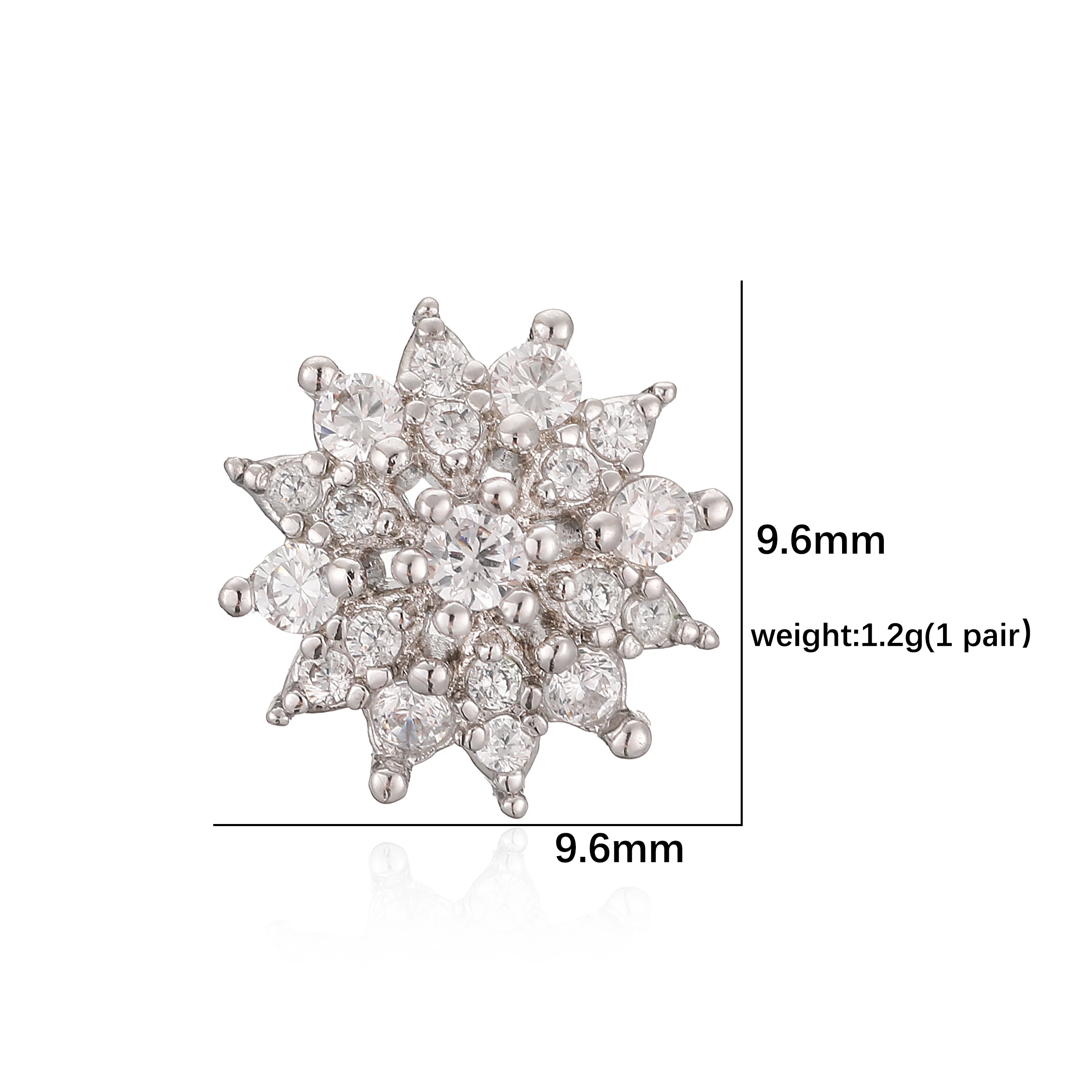 HECHENG، أقراط فاخرة متألقة تشيكوسلوفاكيا عباد الشمس، مجموعة هدايا مجوهرات عصرية للسيدات لحفلات الولائم، زوج واحد