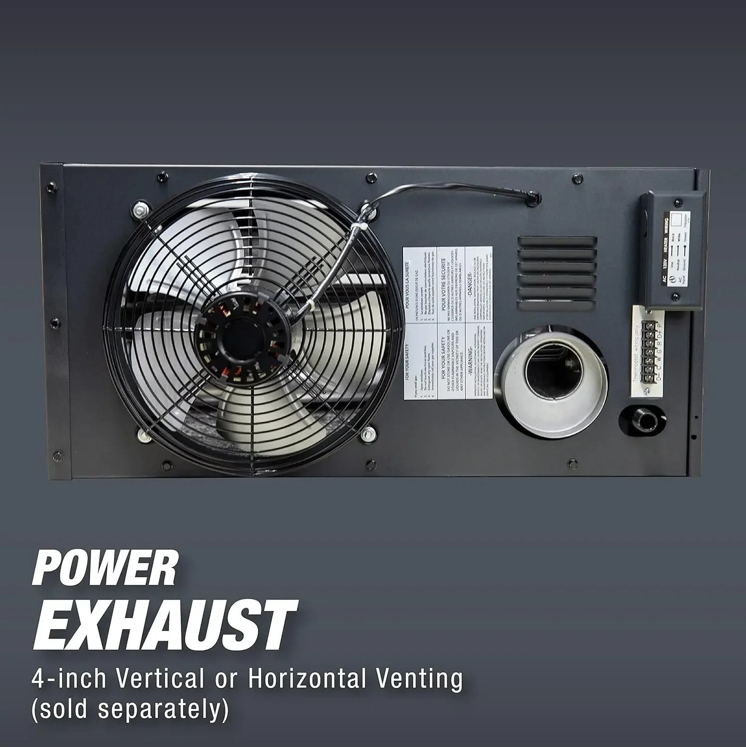 Heater F260550 Big Maxx MHU50NG Natural Gas Unit Heater,Black