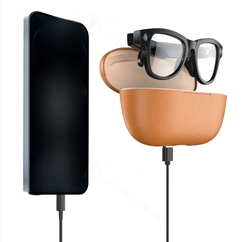 AI M02 Ultra Smart Glasses, 800W Pixel, Reverse Charging Case, WiFi, Image Recognition & Object Translation Function