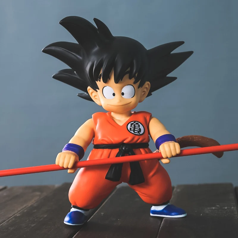 20cm Dragon Ball Z Child Goku Krillin Anime Figure Kawaii Cute Monkey King Action Figurine Pvc Statue Models Toys Gifts Hot