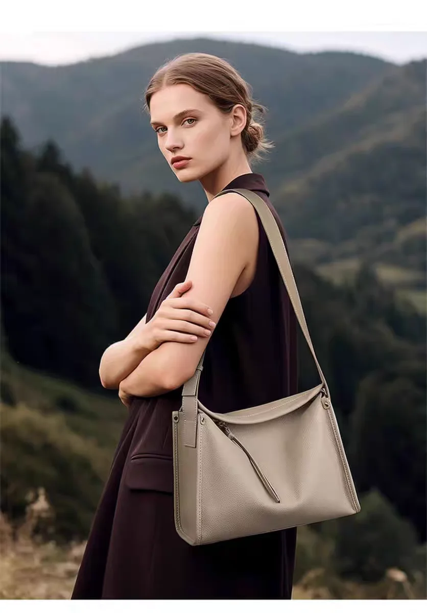 

New female shoulder bag, leather material fake 1 pay 10, large capacity, handbag, beautiful crossbody bag