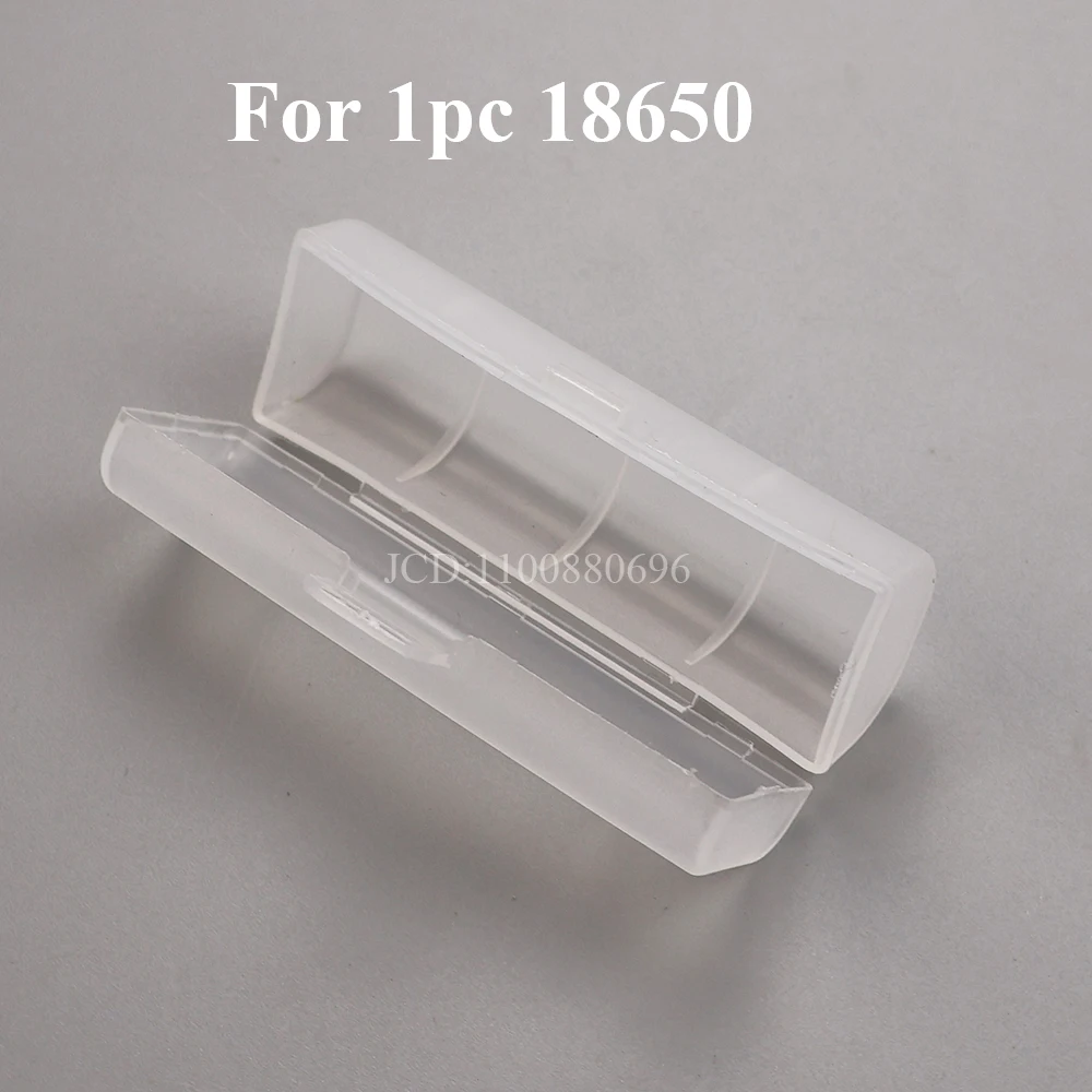 18650  21700  Battery Storage Box Hard Case Holder 4AA 4AAA Rechargeable Battery Power Bank Plastic Case Transparent