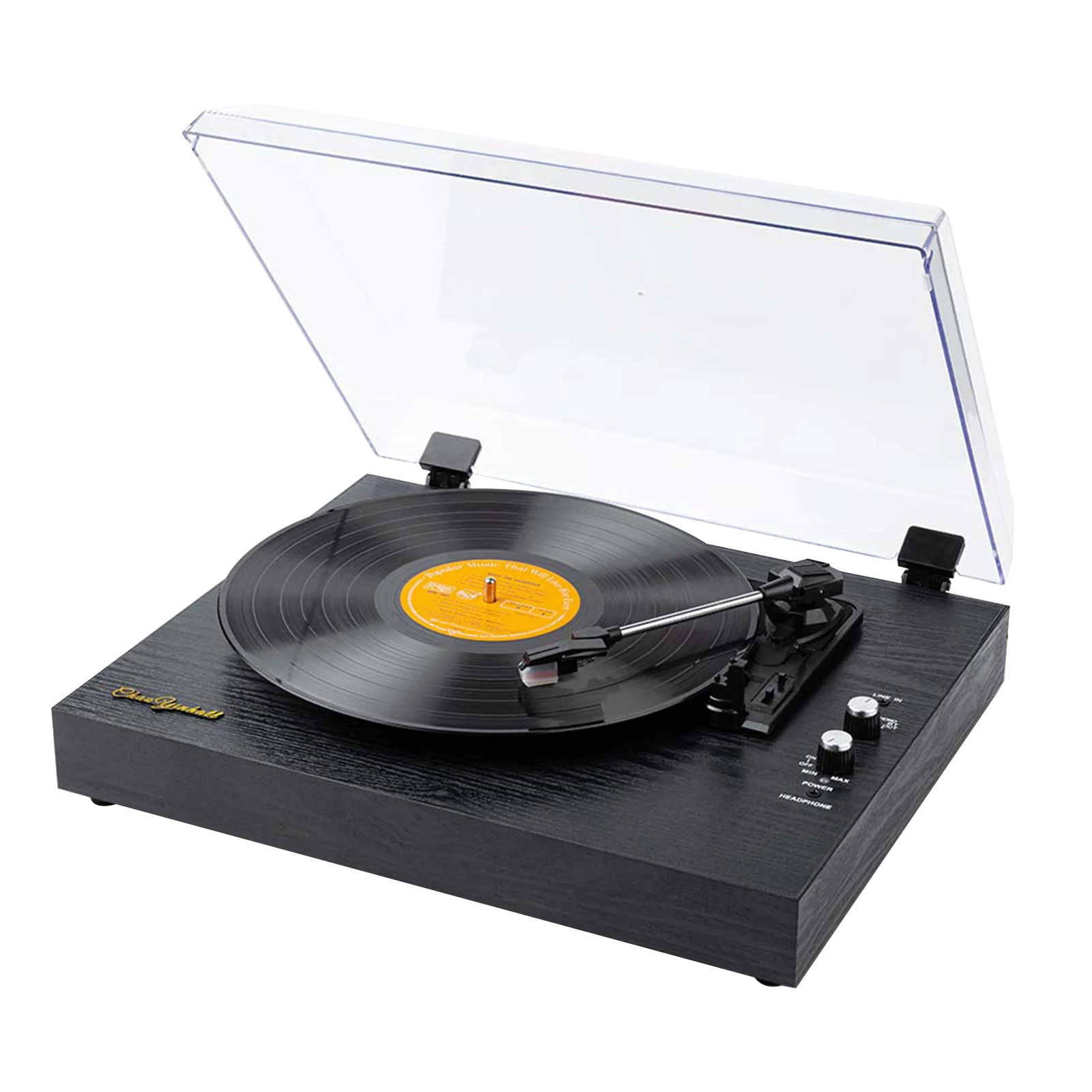 Records Turntable Record Player Built in Speakers Vintage Gramophone 3 Speed BT5.0 AUX in 3.5mm Output