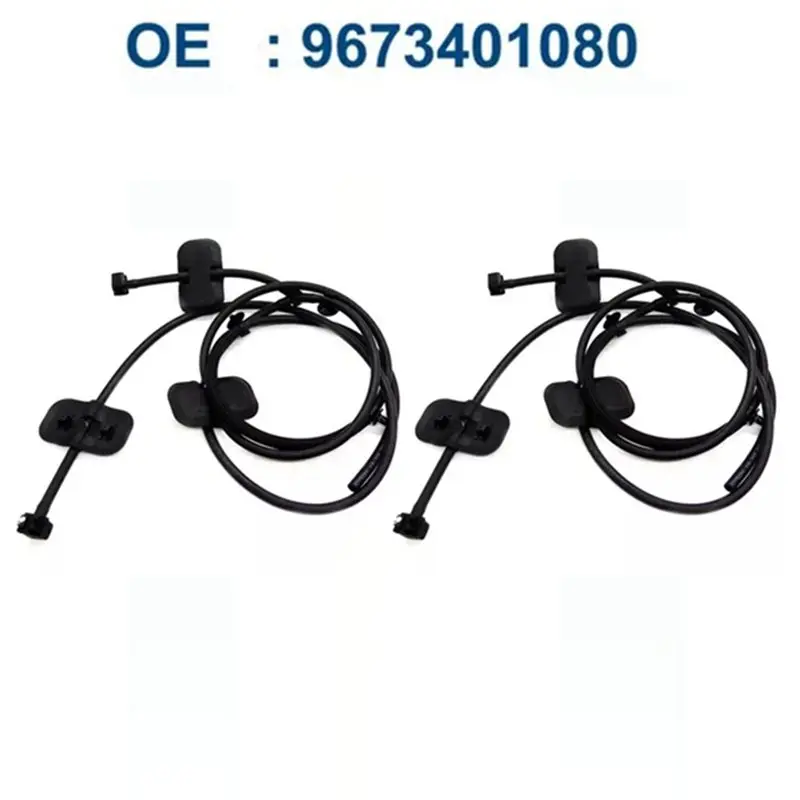 Steady Car Engine Hood Front Windscreen Wiper Nozzle For 508 2Pcs 9673401080 6438ET Windshield Washer Cleaner Tube