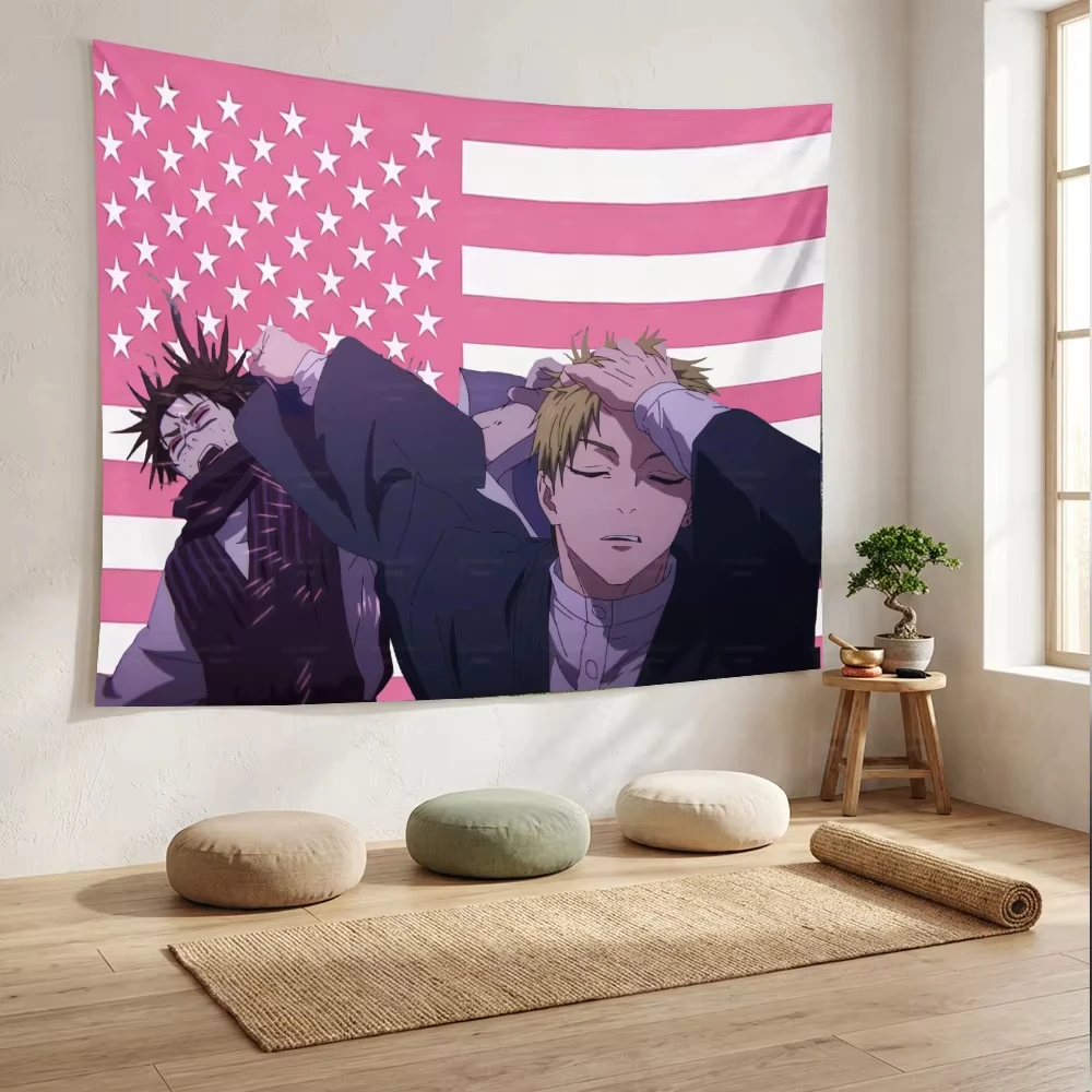 VIKAMA Magic Tapestry, Polyester Wall Hanging Featuring Manga Characters, Anime-Style Home Decor for Bedrooms and Living Rooms