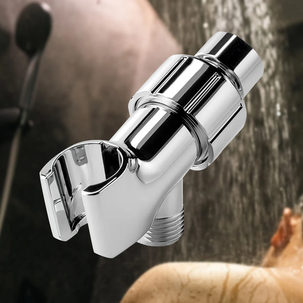 

Handheld Shower Head Holder Adjustable Shower Arm Mount Three-Way Shower Head Holder for Connecting Shower Arm and Shower Hose
