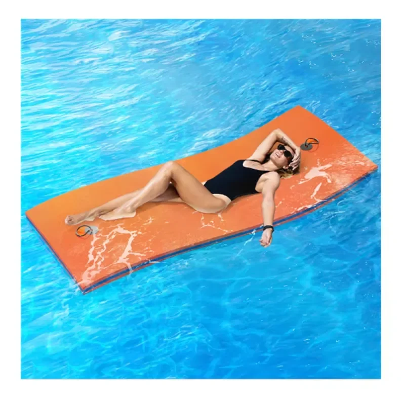 Customizable environmentally friendly and durable XPE foam 33mm thick floating pad beach water entertainment multiplayer
