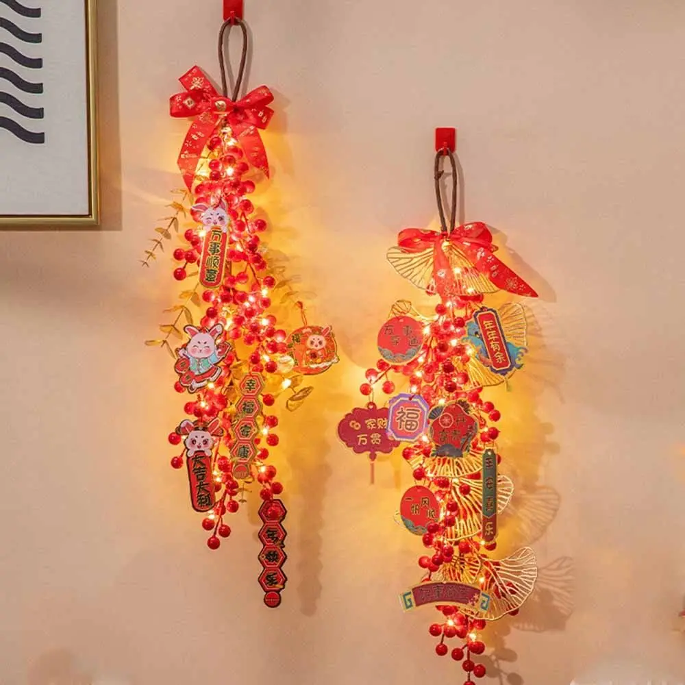 luminescence New Year Wealth Fruit Joy Fuzi Hanging New Year luminescence Pendant Facai Fruit Best wishes