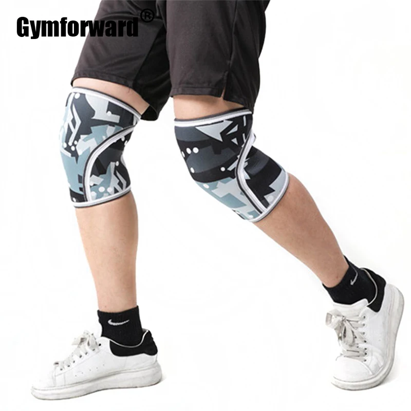 1 Stück Fitness-Knieschoner Stützbandage Schutz Neopren-Stoff Volleyball Gewichtheben Bodybuilding Elastisches Band Knieschützer